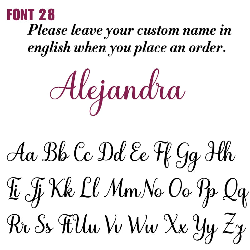 Custom Name Necklace – Stainless Steel Personalized Cursive Pendant Jewelry