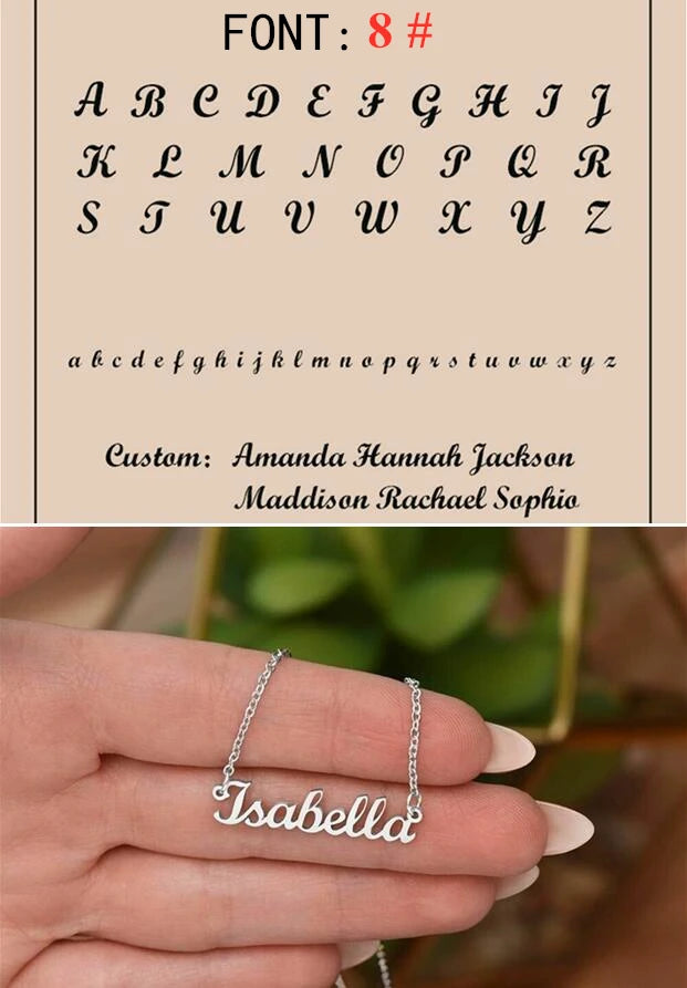 Custom Name Necklace – Personalized Golden Choker Stainless Steel Jewelry Gift for Women, Men
