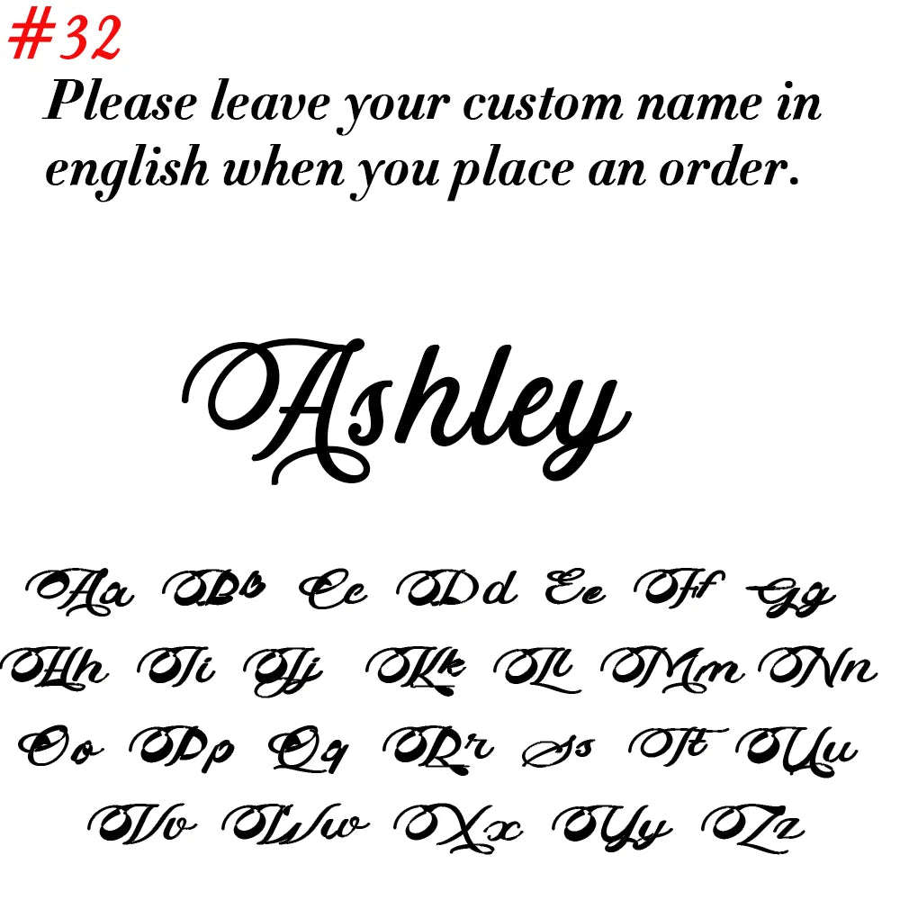 Custom Name Necklace – Stainless Steel Personalized Cursive Pendant Jewelry