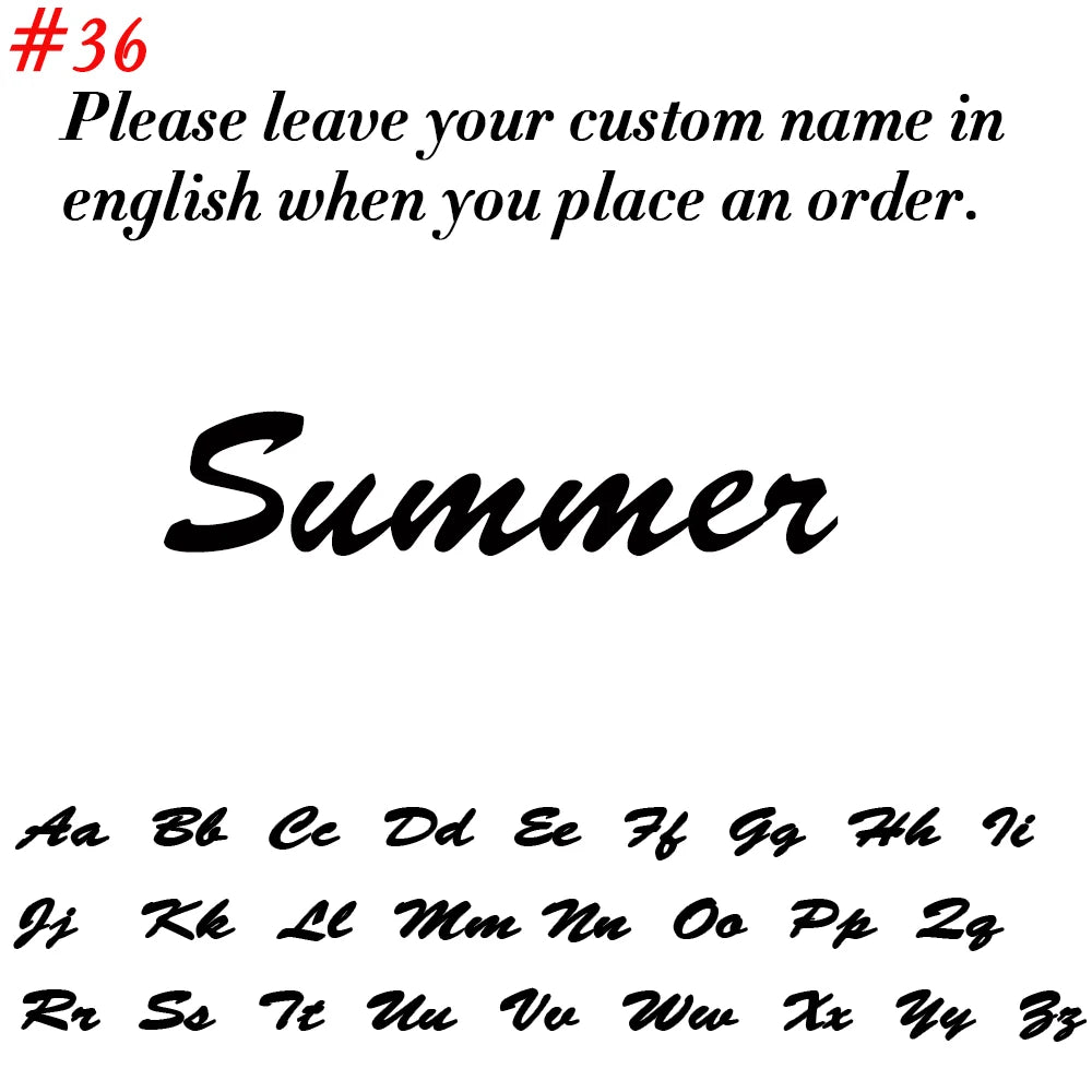 Custom Name Necklace – Stainless Steel Personalized Cursive Pendant Jewelry