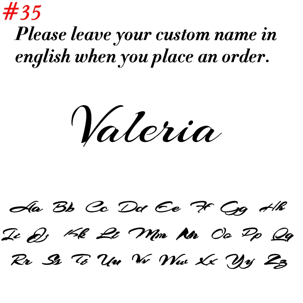 Custom Name Necklace – Stainless Steel Personalized Cursive Pendant Jewelry