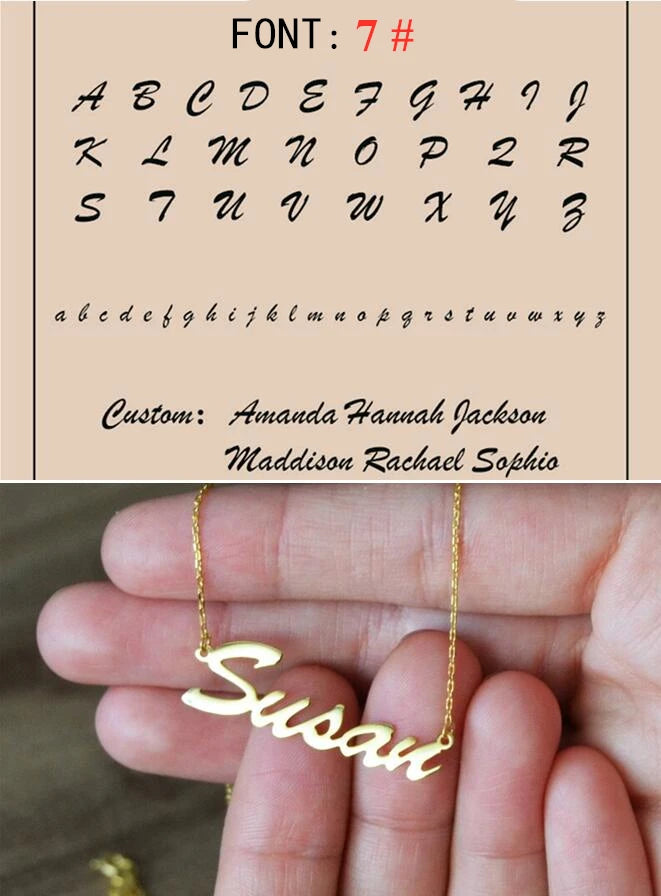 Custom Name Necklace – Personalized Golden Choker Stainless Steel Jewelry Gift for Women, Men